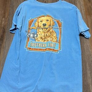 Blue Dog Graphic T-Shirt